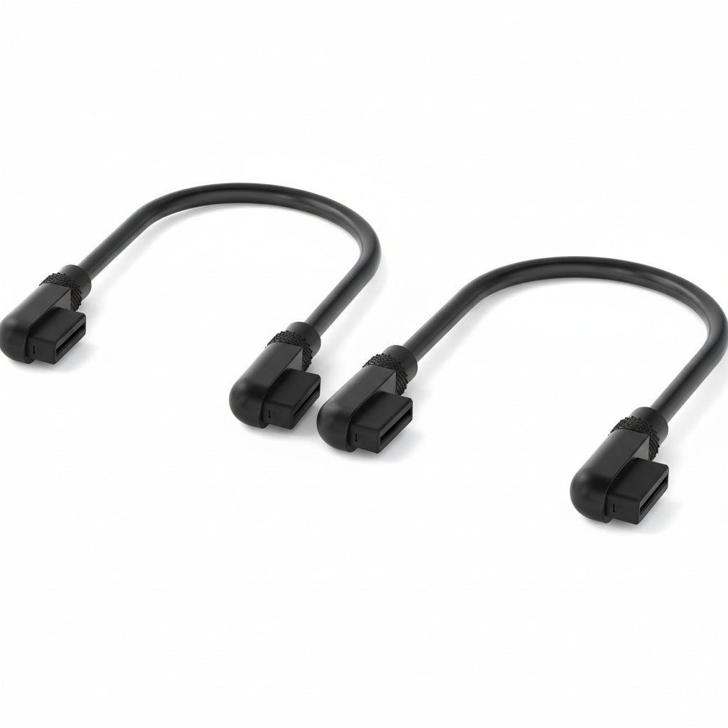 Corsair iCUE Link Cables 2x 135mm Slim Black 90°